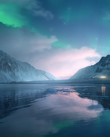 Iles Lofoten en hiver